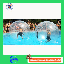 PVC best quality for adult rolling ball water fountain, inflatable water rolling ball, sticky water ball